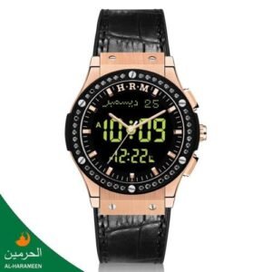 ساعة الحرمين الرجالية الكلاسيكية موديل HA-6108E مقاس 48 مم
