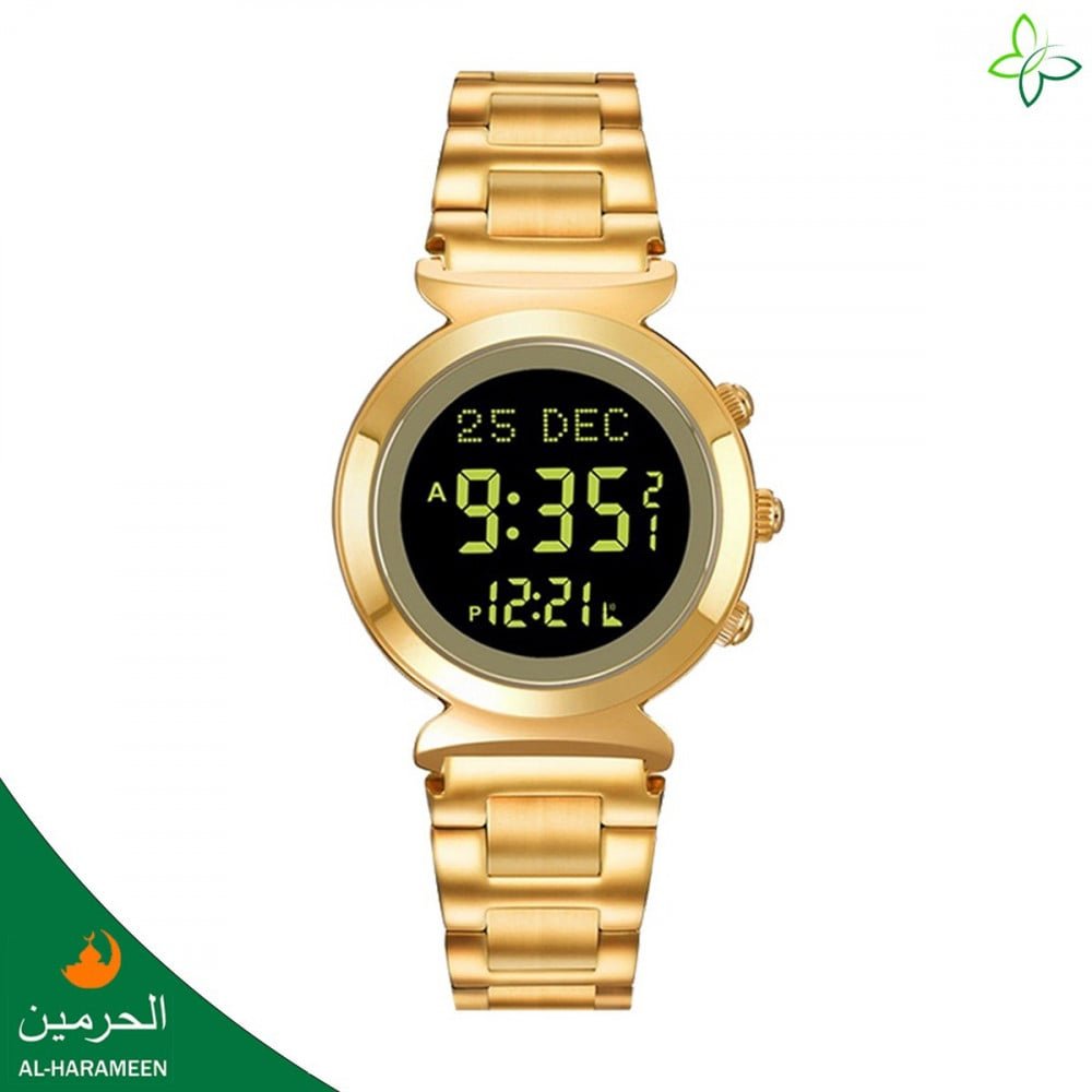ساعة الحرمين النسائية موديل HA-6331 مقاس 35 مم بألوان متعددة - الصورة 3