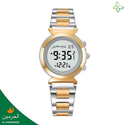 ساعة الحرمين النسائية موديل HA-6331 مقاس 35 مم بألوان متعددة